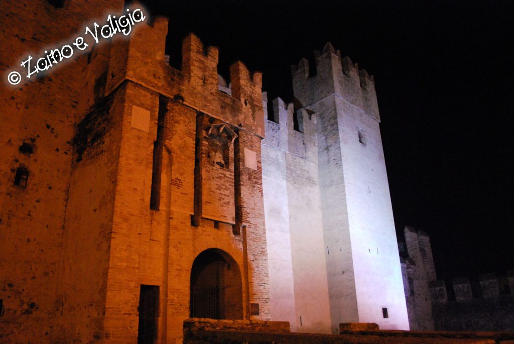 castello scaligero by night